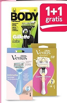 Gillette en Gillette Venus scheersystemen
