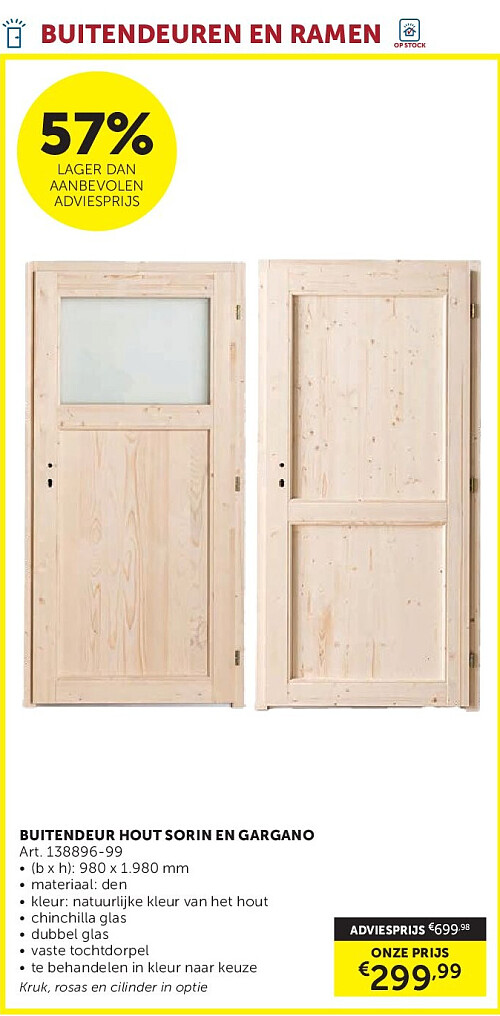 BUITENDEUR HOUT SORIN EN GARGANO