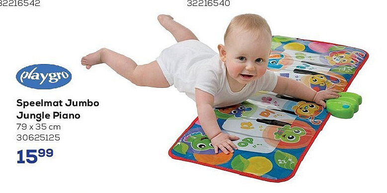 Speelmat Jumbo Jungle Piano 79 x 35 cm
