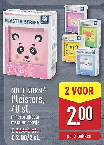 Pleisters, 40st.