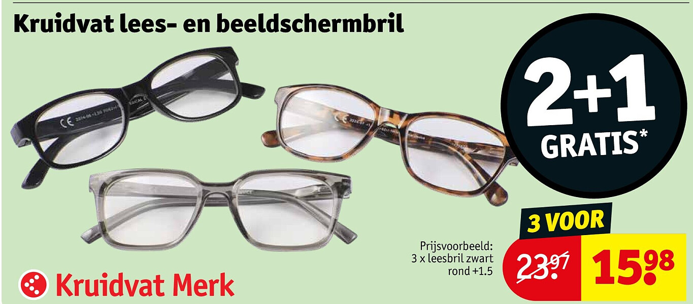Kruidvat lees- en beeldschermbril