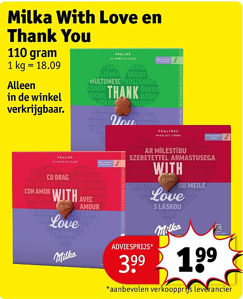 Milka With Love en Thank You