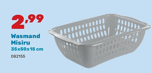 Wasmand Misiru 35x50x15 cm