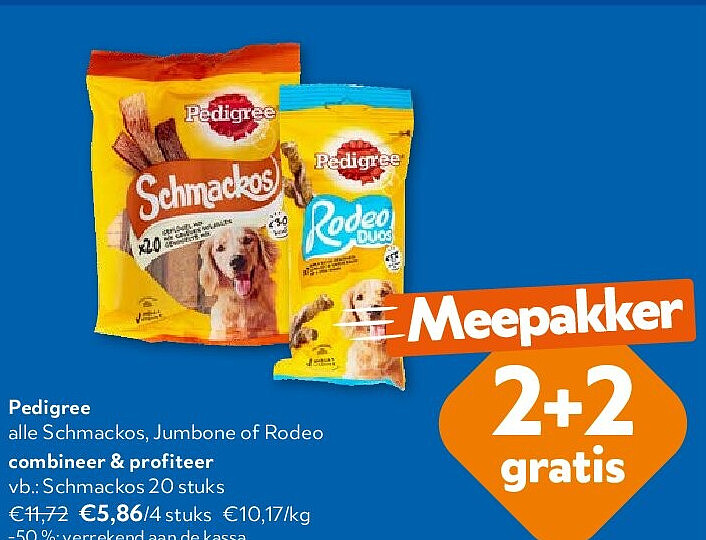 Pedigree Schmackos 20 stuks