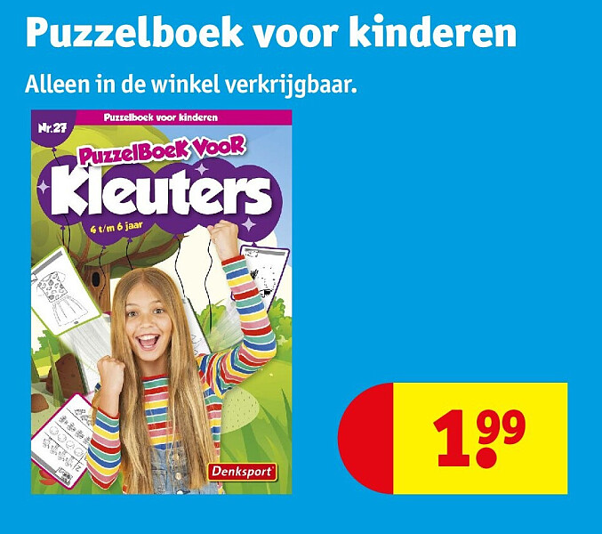 Puzzelboek voor kinderen