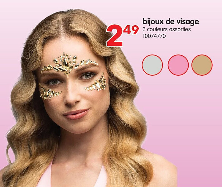 bijoux de visage