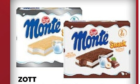 Monte Snack Milchcreme & Schoko-Nuss
