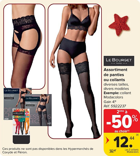 Assortiment de panties ou collants