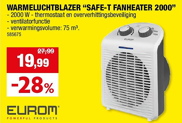 WARMELUCHTBLAZER “SAFE-T FANHEATER 2000”
