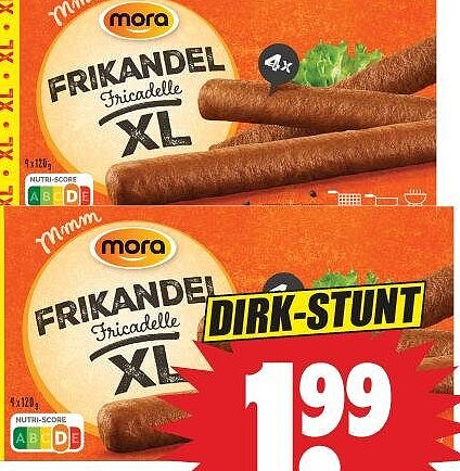 Mora XL frikandellen