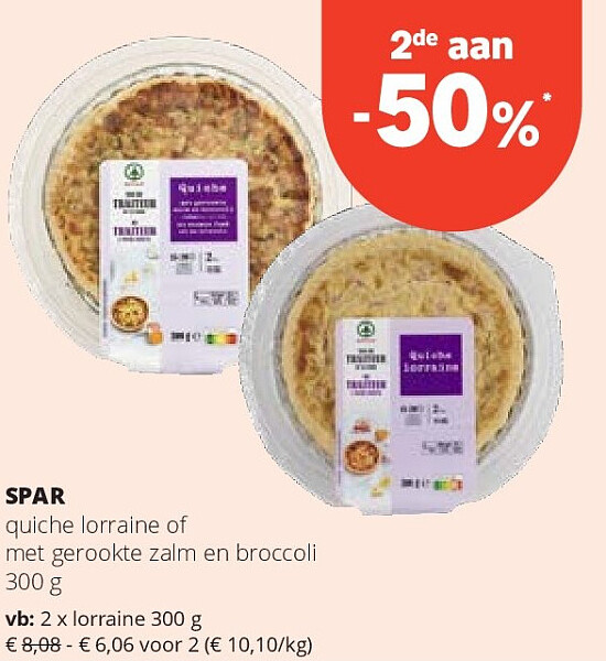 SPAR quiche lorraine