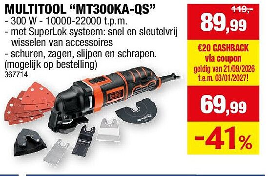 MULTITOOL “MT300KA-QS”
