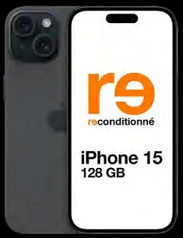 iPhone 15 reconditionné 128 Go