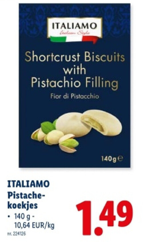 Pistachekoekjes