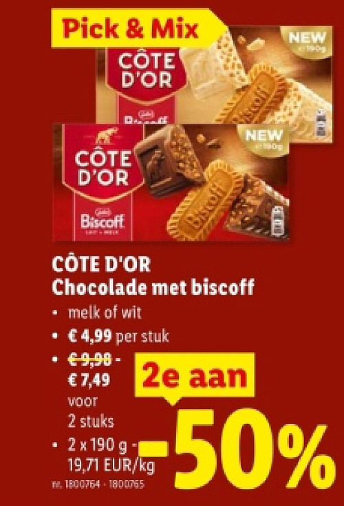 Chocolade met biscoff