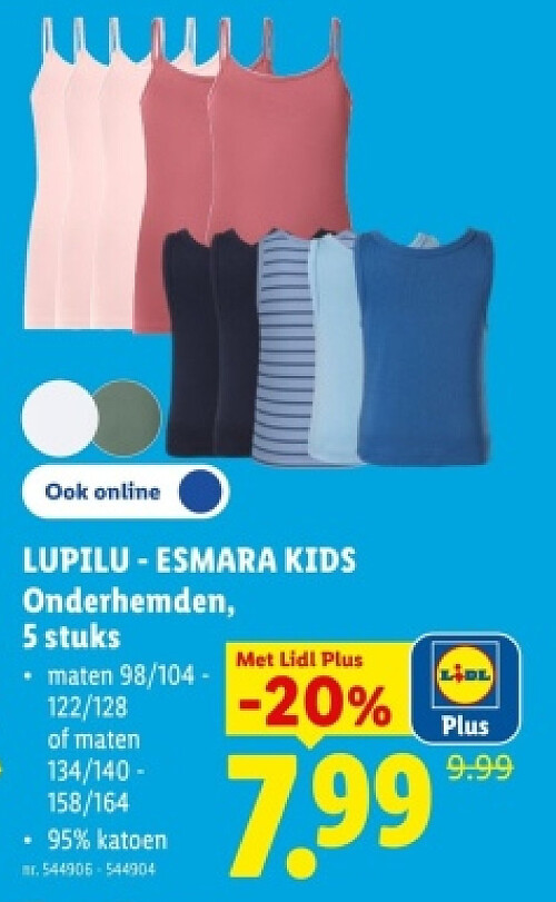 ESMARA KIDS Onderhemden, 5 stuks
