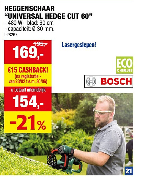 HEGGENSCHAAR “UNIVERSAL HEDGE CUT 60”