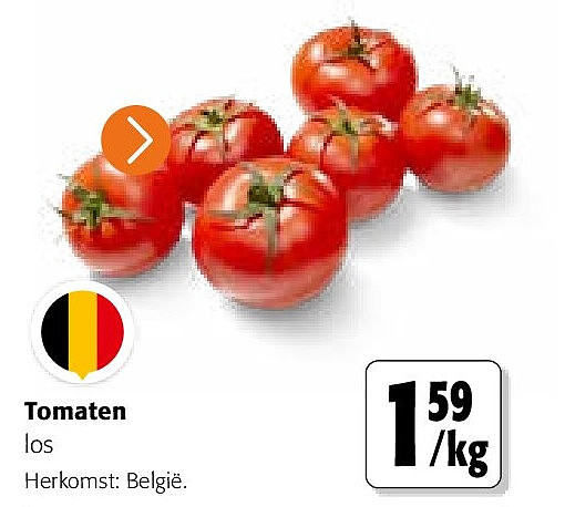 Tomaten los Herkomst: België.