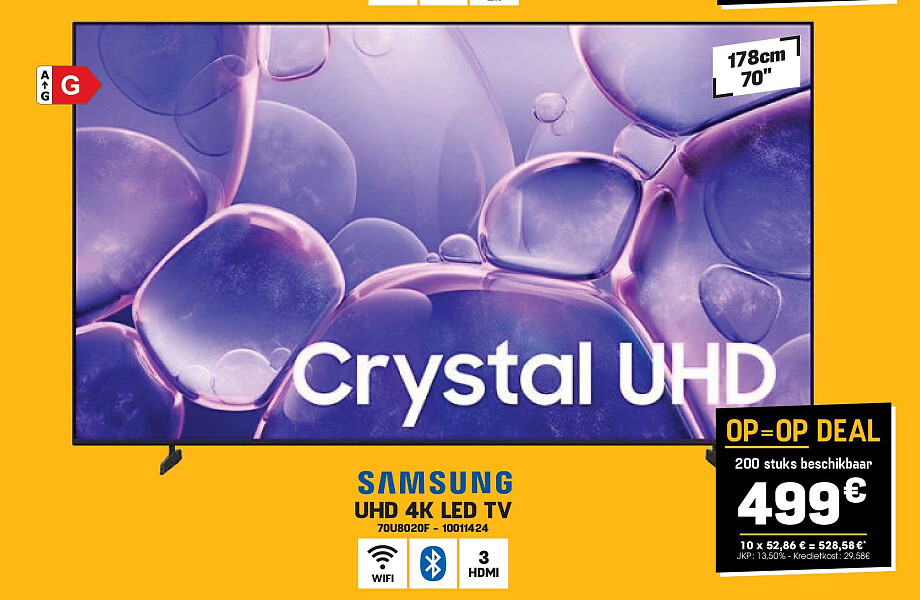 Samsung UHD 4K LED TV 70U8020F