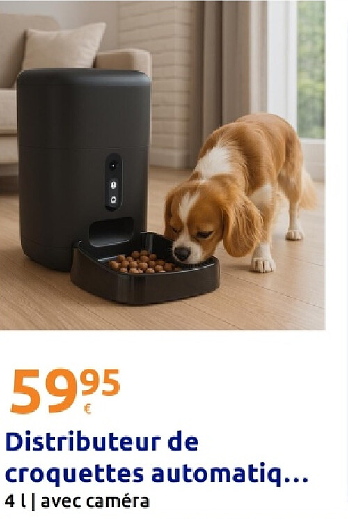 Distributeur de croquettes automatique connecté LSC Smart Connect