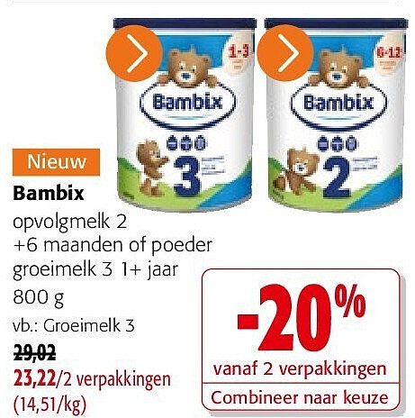 Bambix Groeimelk 3