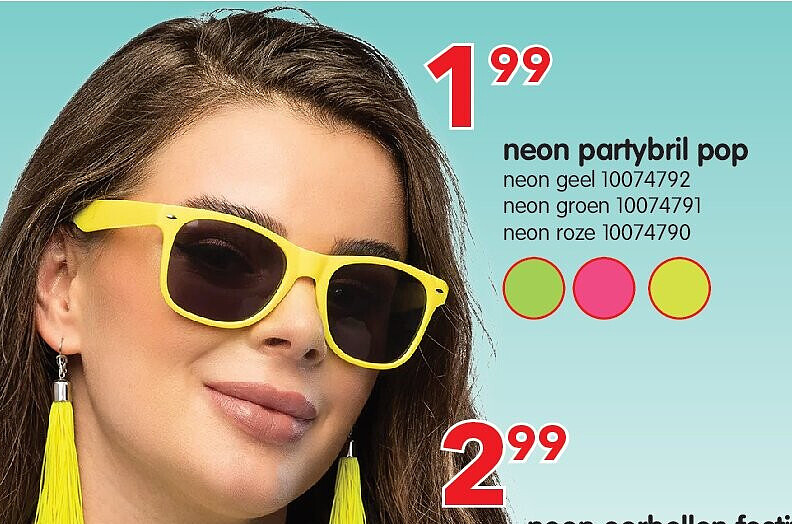 neon partybril pop