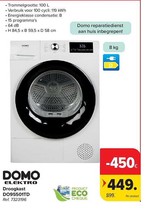 Droogkast DO95501TD
