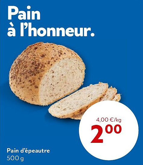 Pain d’épeautre 500 g