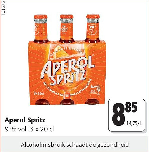 Aperol Spritz 9 % vol 3 x 20 cl