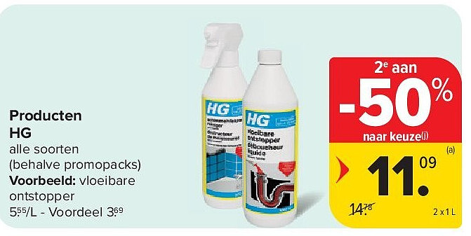 Producten HG