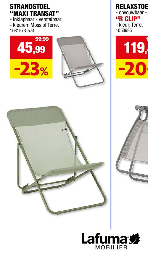 STRANDSTOEL “MAXI TRANSAT”