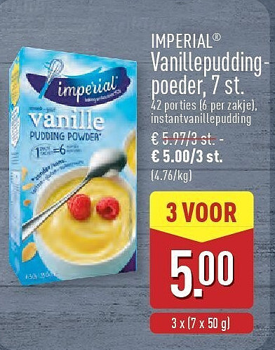 IMPERIAL® Vanillepuddingpoeder, 7st.