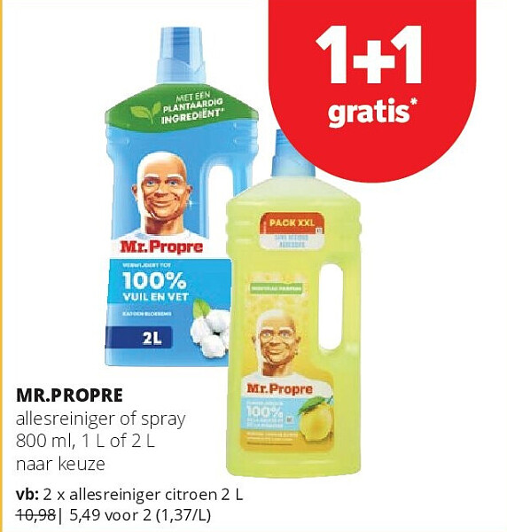 MR.PROPRE allesreiniger citroen 2 L