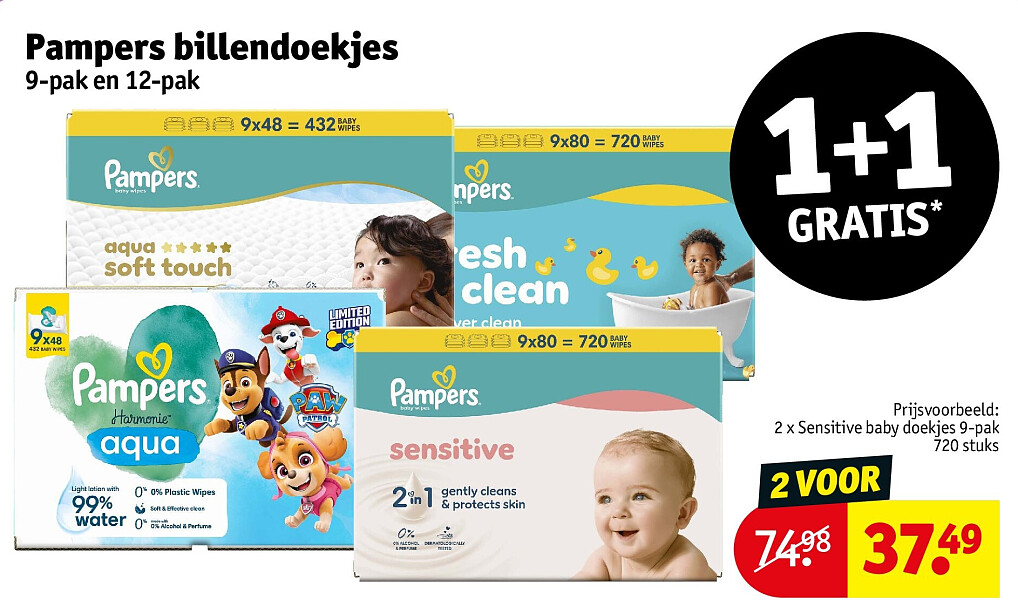 Pampers billendoekjes