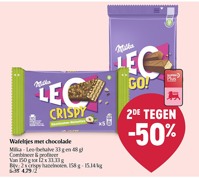 Gaufrettes au chocolat