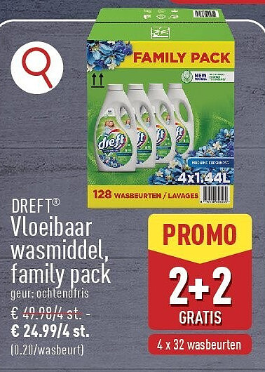 DREFT® Vloeibaar wasmiddel, family pack