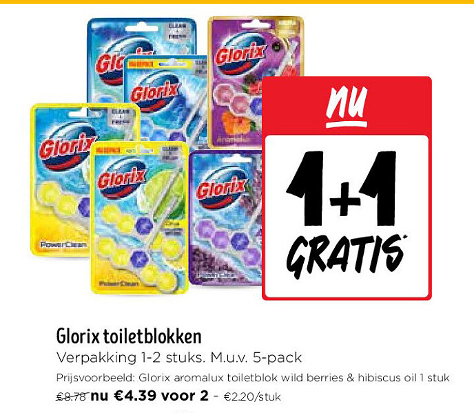 Glorix toiletblokken