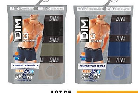 Lot de 3 boxers homme RegulActiv