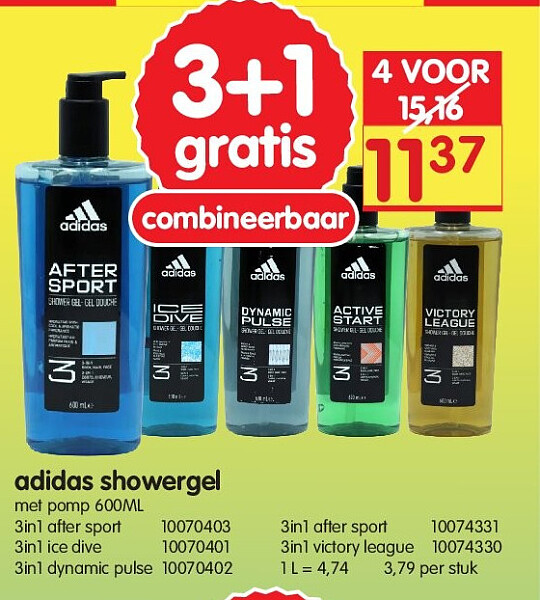 adidas showergel