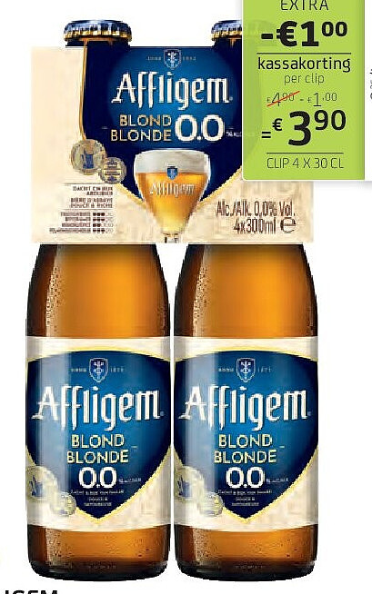 Affligem Blond 0,0% 4 x 30 cl