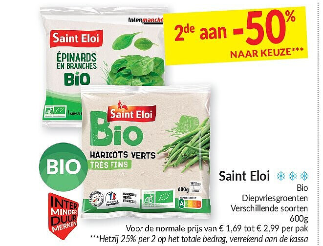 Saint Eloi Bio Diepvriesgroenten