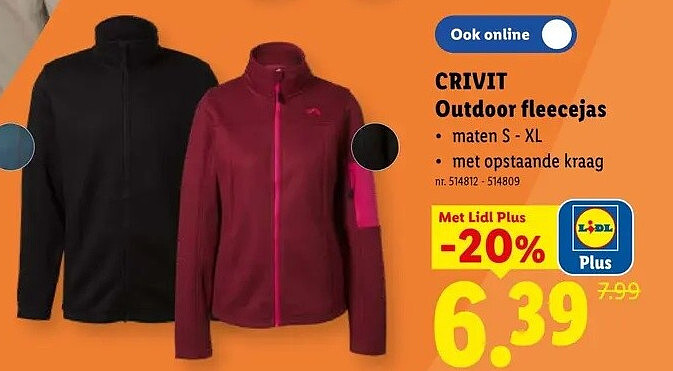 Outdoor fleecejas