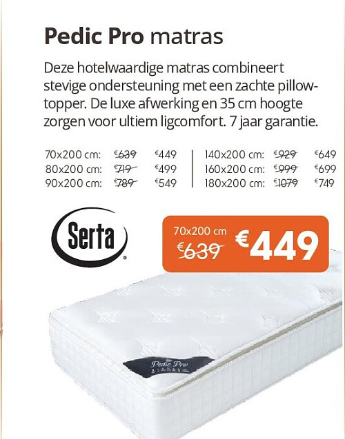 Pedic Pro matras