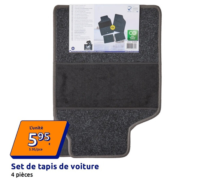 Set de tapis de voiture