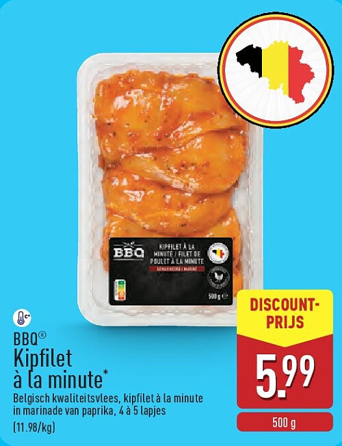 Kipfilet à la minute