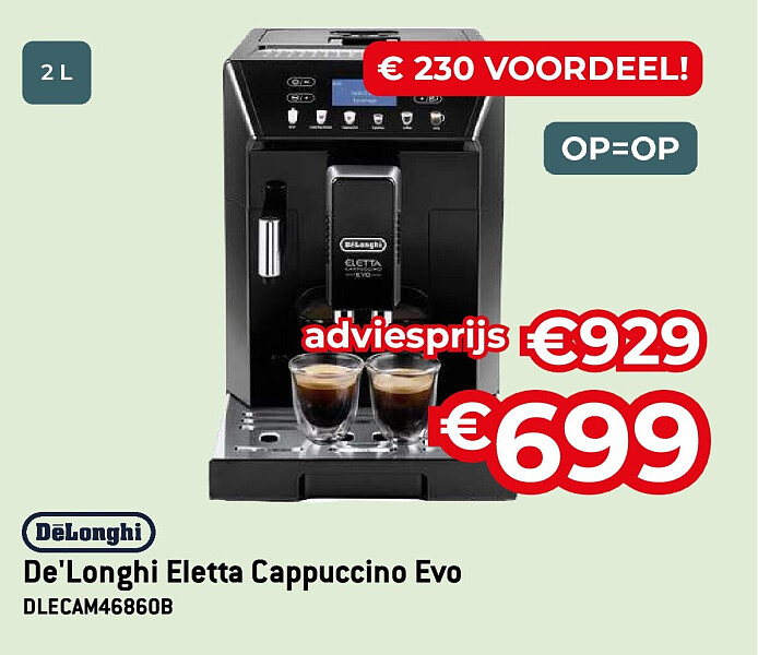 De'Longhi Eletta Cappuccino Evo DLECAM46860B