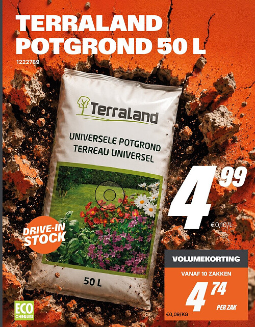 TERRALAND POTGROND 50 L