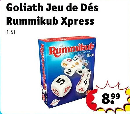 Goliath Jeu de Dés Rummikub Xpress