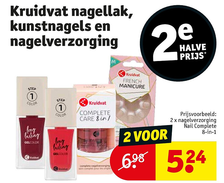 Kruidvat nagellak, kunstnagels en nagelverzorging