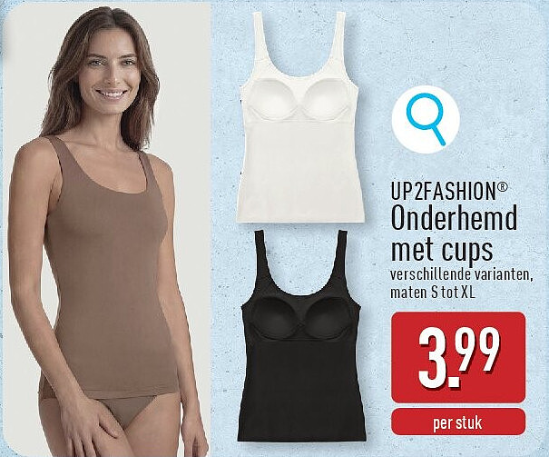 Onderhemd met cups